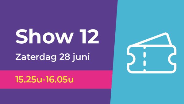 Show 12 | Zaterdag 28 juni 15.25u (Musicalklas 8)